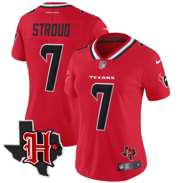 Women's Houston Texans 2024 Texas Patch Vapor Limited Jersey V5 - All Stitched - Image 25