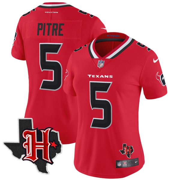 Women's Houston Texans 2024 Texas Patch Vapor Limited Jersey V5 - All Stitched - Image 31