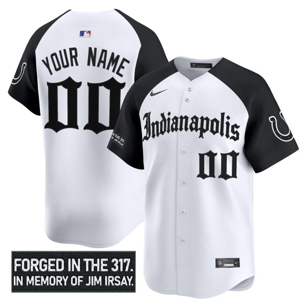 Indianapolis Colts 'Jim Irsay Tribute' Vapor Baseball Cutsom Jersey - All Stitched - Image 3