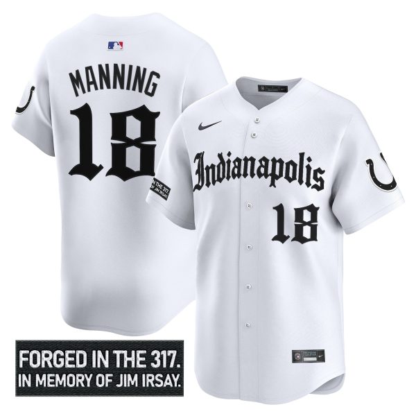 Men's Indianapolis Colts 'Jim Irsay Tribute' Vapor Baseball Jersey - All Stitched - Image 13
