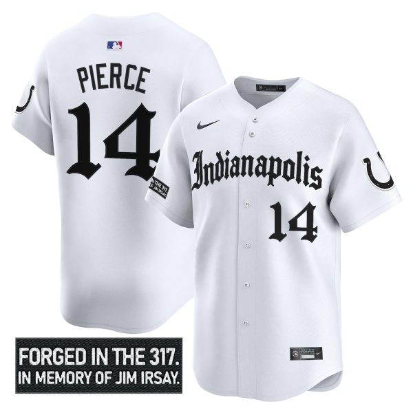 Men's Indianapolis Colts 'Jim Irsay Tribute' Vapor Baseball Jersey - All Stitched - Image 14
