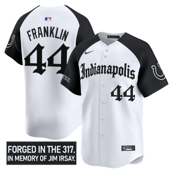 Men's Indianapolis Colts 'Jim Irsay Tribute' Vapor Baseball Jersey - All Stitched - Image 23