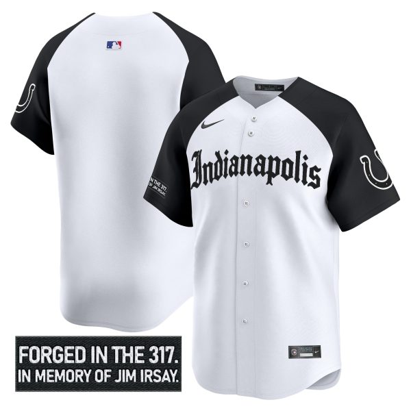 Men's Indianapolis Colts 'Jim Irsay Tribute' Vapor Baseball Jersey - All Stitched - Image 24