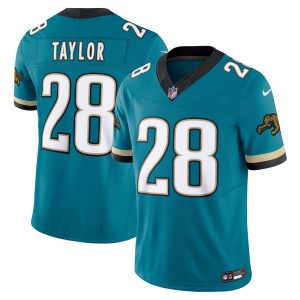 Fred Taylor Jacksonville Jaguars Throwback Teal Jersey - All Stitched