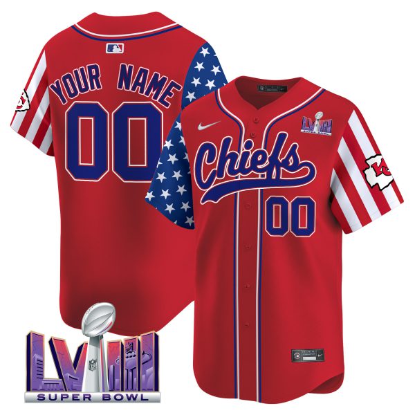 Chiefs 2024 American Style Vapor Premier Limited Custom Jersey - All Stitched - Image 2