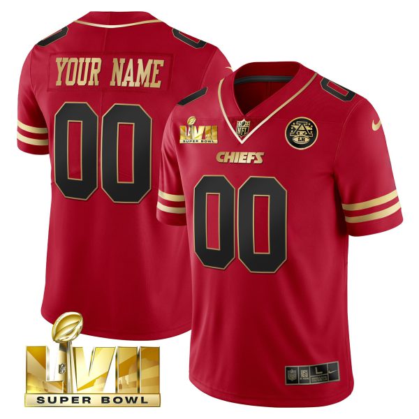 Chiefs Super Bowl Custom Name & Number Jersey - All Stitched - Image 5