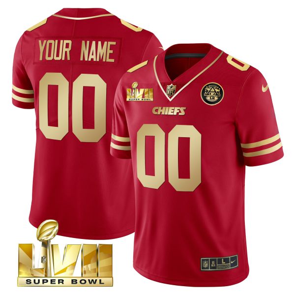 Chiefs Super Bowl Custom Name & Number Jersey - All Stitched - Image 6