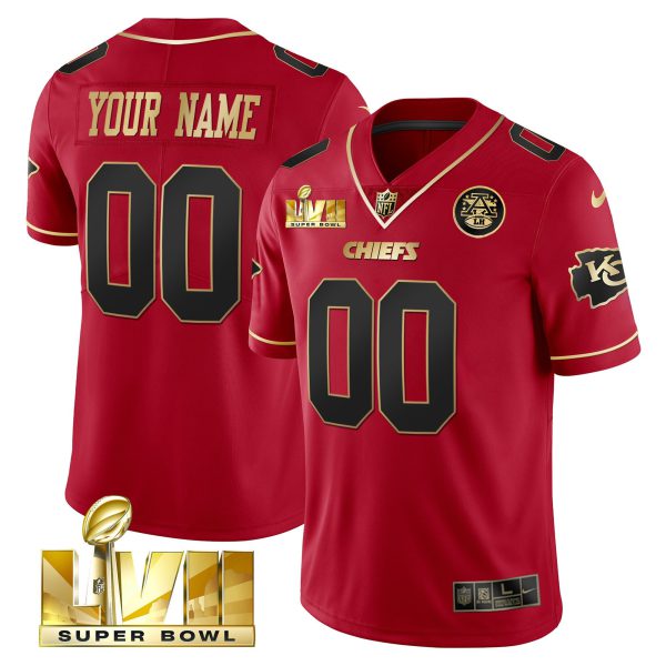 Chiefs Super Bowl Custom Name & Number Jersey - All Stitched - Image 10
