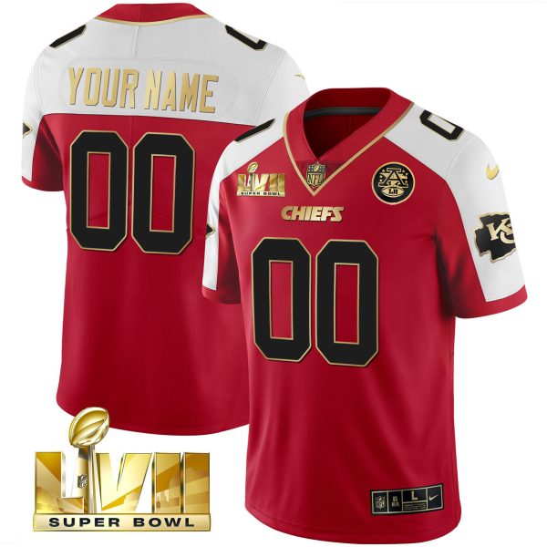 Chiefs Super Bowl Custom Name & Number Jersey - All Stitched - Image 11