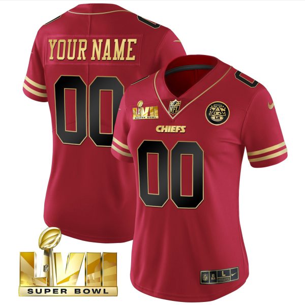 Chiefs Super Bowl Custom Name & Number Jersey - All Stitched - Image 19