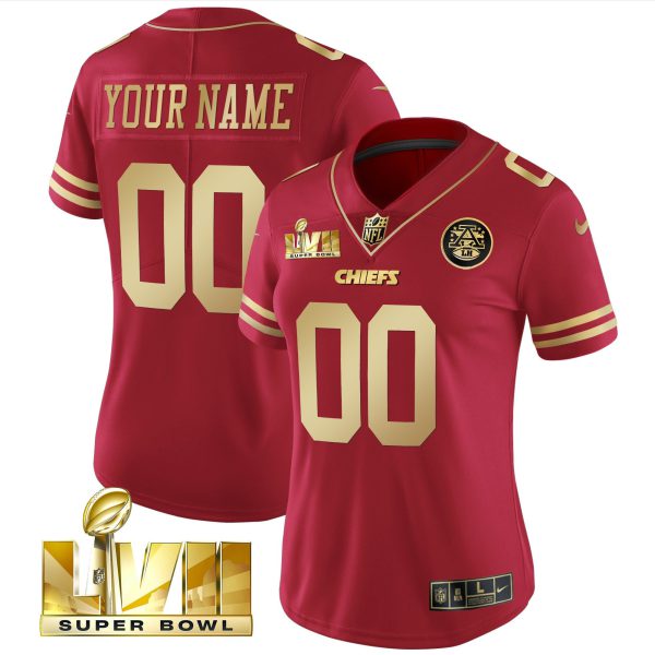 Chiefs Super Bowl Custom Name & Number Jersey - All Stitched - Image 20