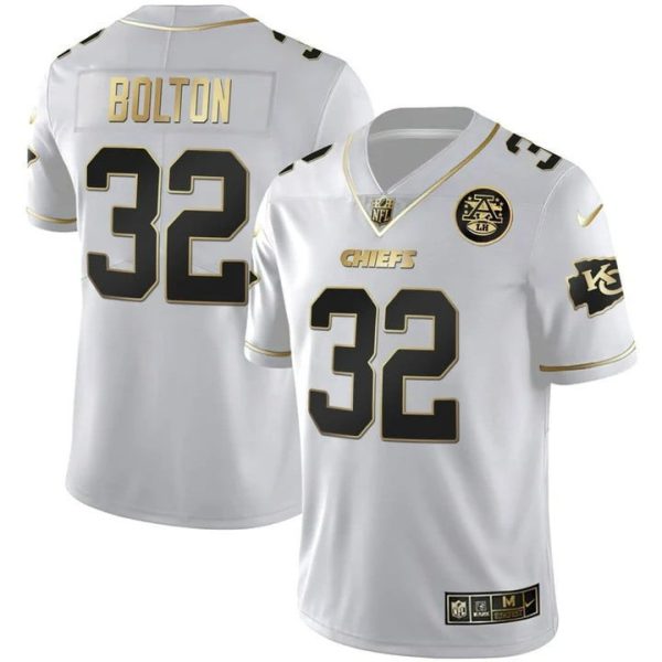 Men's Chiefs Vapor Black Red Gold Limited - All Stitched - Image 19