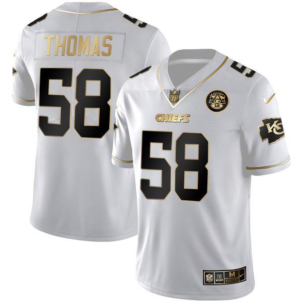 Men's Chiefs Vapor Black Red Gold Limited - All Stitched - Image 21