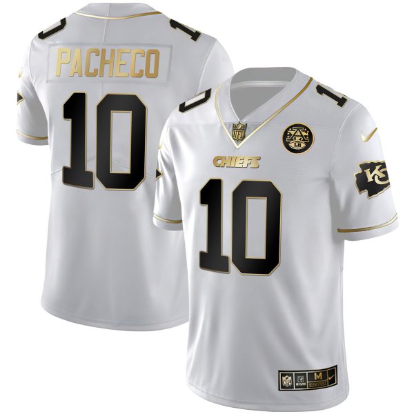 Men's Chiefs Vapor Black Red Gold Limited - All Stitched - Image 22
