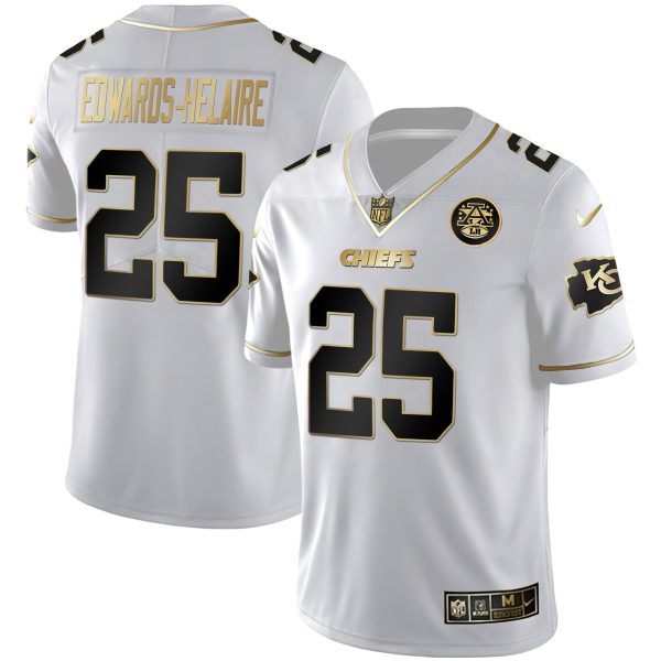 Men's Chiefs Vapor Black Red Gold Limited - All Stitched - Image 23