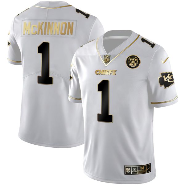 Men's Chiefs Vapor Black Red Gold Limited - All Stitched - Image 24