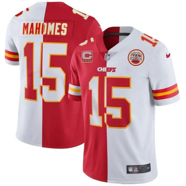 Men's Chiefs Vapor Black Red Gold Limited - All Stitched - Image 33