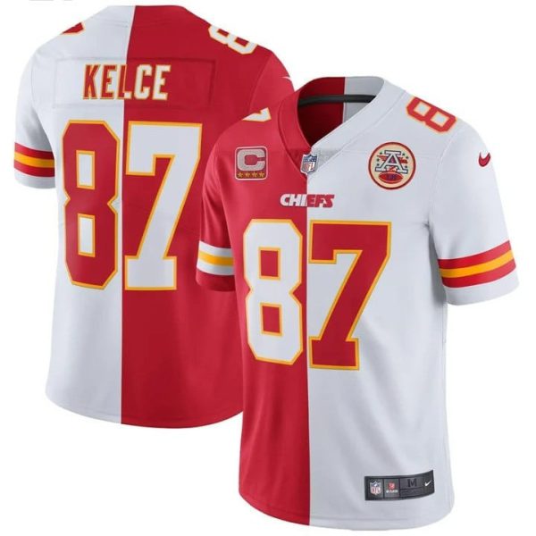 Men's Chiefs Vapor Black Red Gold Limited - All Stitched - Image 34
