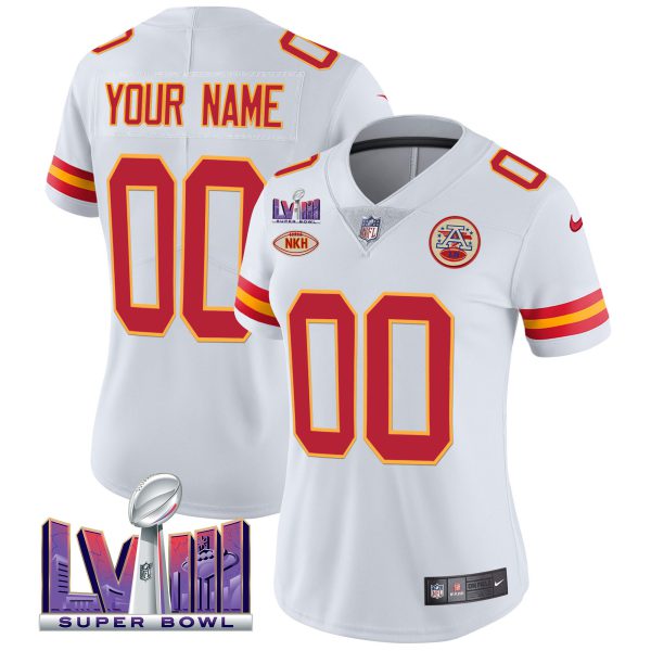 Chiefs Super Bowl LVIII Patch Vapor Custom Jersey V2 - All Stitched - Image 14