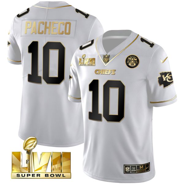 Men's Chiefs Super Bowl Vapor Gold Jersey - All Stitched - Image 22