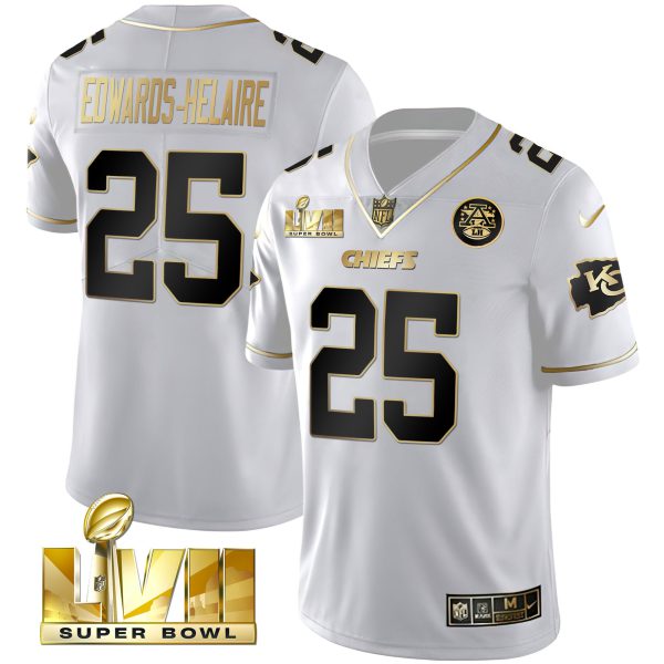 Men's Chiefs Super Bowl Vapor Gold Jersey - All Stitched - Image 23