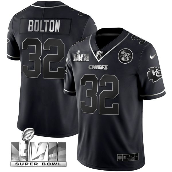 Men's Chiefs Super Bowl Vapor Gold Jersey - All Stitched - Image 35