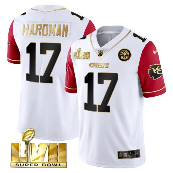 Men's Chiefs Super Bowl Vapor Gold Jersey - All Stitched - Image 52