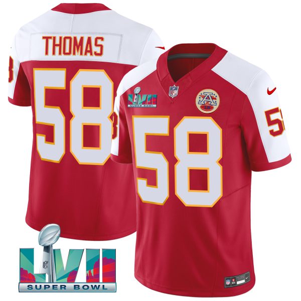 Men's Chiefs Throwback Limited Vapor Jersey - All Stitched - Image 16