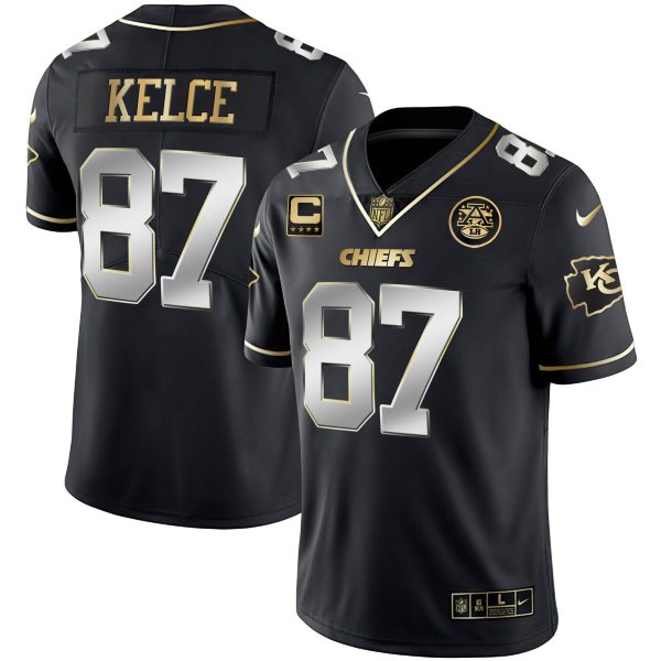 Men's Chiefs White Gold & Black Gold - All Stitched - Image 2