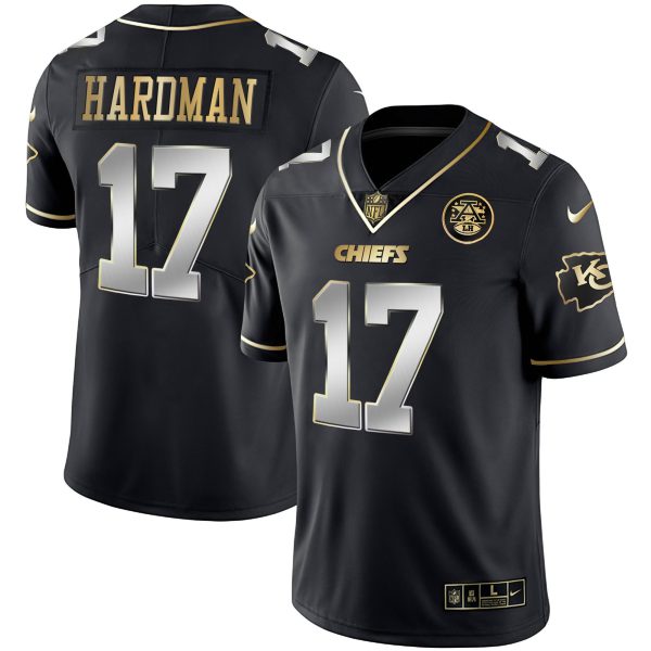 Men's Chiefs White Gold & Black Gold - All Stitched - Image 4