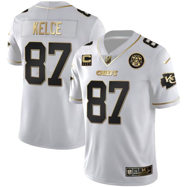 Men's Chiefs White Gold & Black Gold - All Stitched - Image 10
