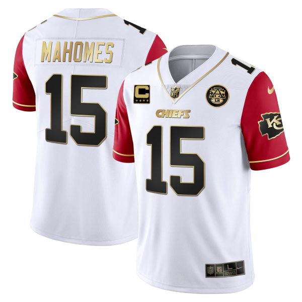 Men's Chiefs White Gold & Black Gold - All Stitched - Image 33