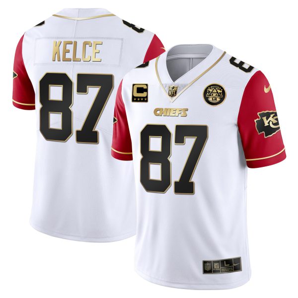 Men's Chiefs White Gold & Black Gold - All Stitched - Image 34