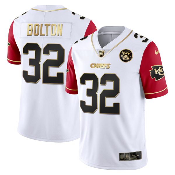 Men's Chiefs White Gold & Black Gold - All Stitched - Image 35