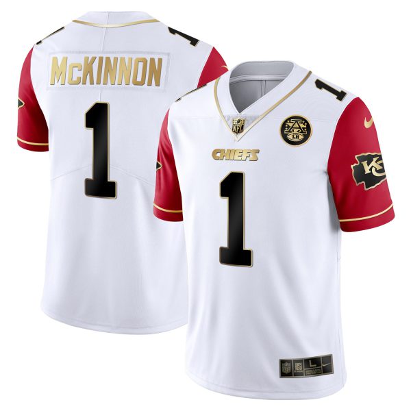 Men's Chiefs White Gold & Black Gold - All Stitched - Image 40