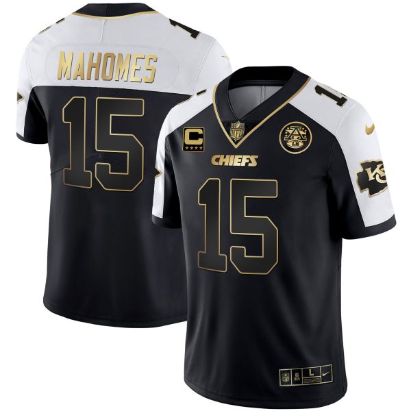 Men's Chiefs White Gold & Black Gold - All Stitched - Image 41