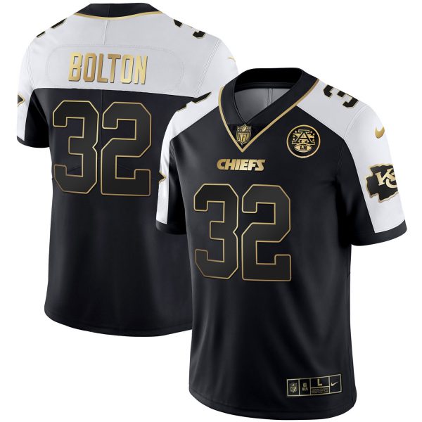 Men's Chiefs White Gold & Black Gold - All Stitched - Image 43