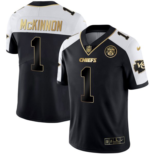 Men's Chiefs White Gold & Black Gold - All Stitched - Image 48