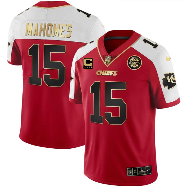 Men's Chiefs White Gold & Black Gold - All Stitched - Image 49