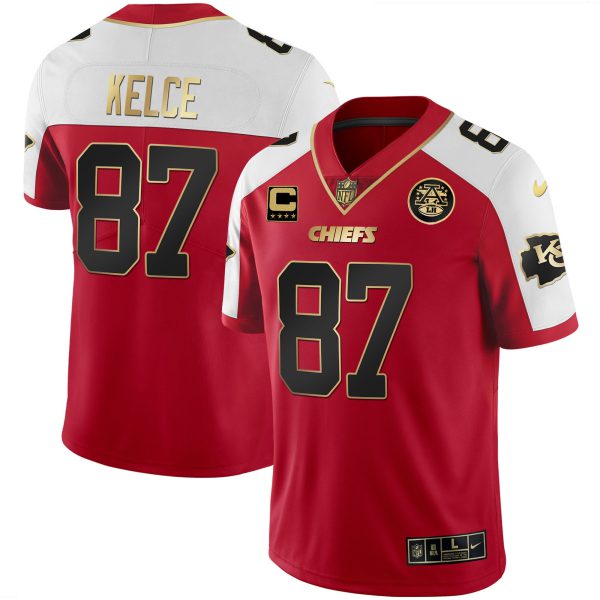 Men's Chiefs White Gold & Black Gold - All Stitched - Image 50