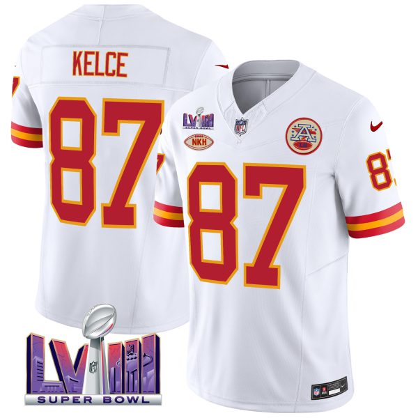 Men's Chiefs Throwback Super Bowl LVIII Vapor Jersey - All Stitched - Image 2