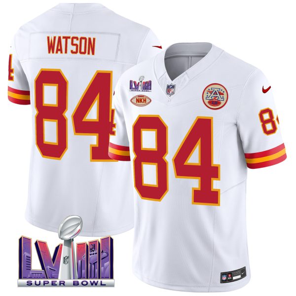 Men's Chiefs Throwback Super Bowl LVIII Vapor Jersey - All Stitched - Image 5