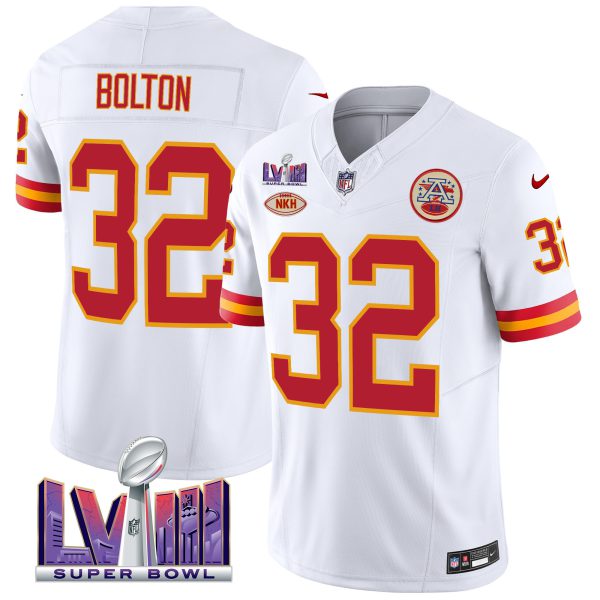 Men's Chiefs Throwback Super Bowl LVIII Vapor Jersey - All Stitched - Image 6