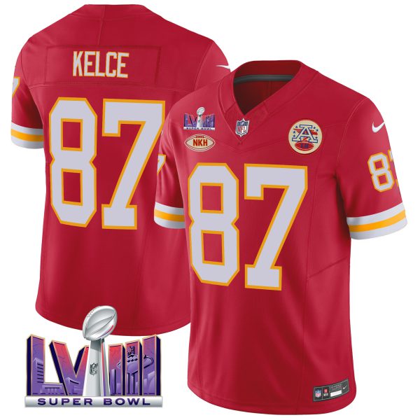 Men's Chiefs Throwback Super Bowl LVIII Vapor Jersey - All Stitched - Image 9