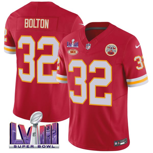 Men's Chiefs Throwback Super Bowl LVIII Vapor Jersey - All Stitched - Image 13
