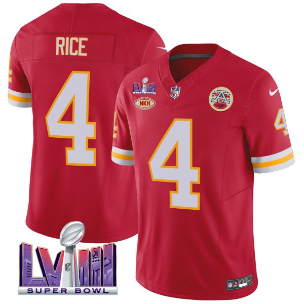 Men's Chiefs Throwback Super Bowl LVIII Vapor Jersey - All Stitched - Image 14