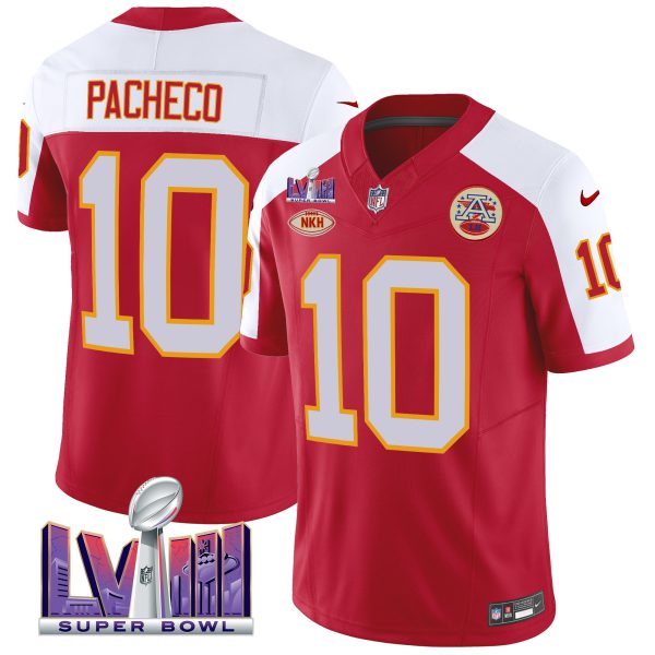 Men's Chiefs Throwback Super Bowl LVIII Vapor Jersey - All Stitched - Image 18