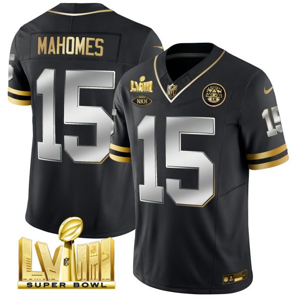 Men's Chiefs Throwback Super Bowl LVIII Vapor Jersey - All Stitched - Image 22