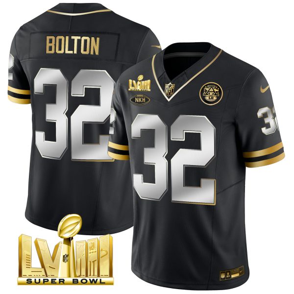 Men's Chiefs Throwback Super Bowl LVIII Vapor Jersey - All Stitched - Image 27
