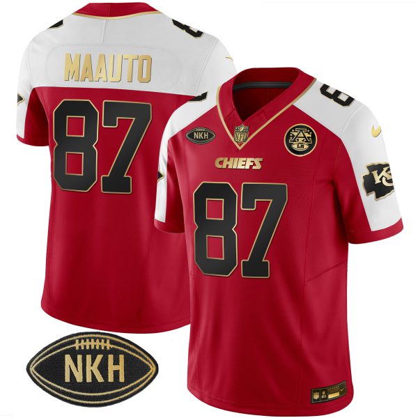 #87 Travis Kelce Maauto Chiefs Vapor Jersey - All Stitched - Image 2